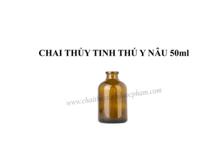 Chai thủy tinh thú y màu nâu - Công Ty Bao Bì Dược Phẩm Việt Nam